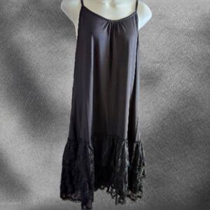 Paisley Vine slip dress with lace size XL